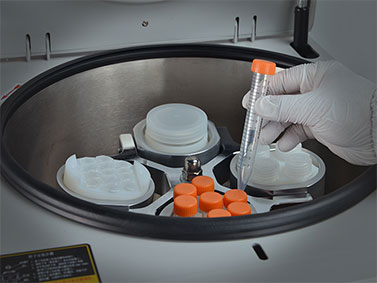 Máquina centrífuga de laboratorio de simetría